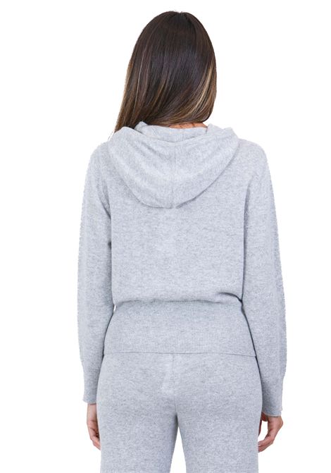 Maglia zip e cappuccio NOT SHY | Maglie | ZORA-4702525CGRIS